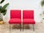 Metal Mid 20th Century Styled After Milo Baughman for Pacific Iron in Viper Red For Sale - Image 7 of 7