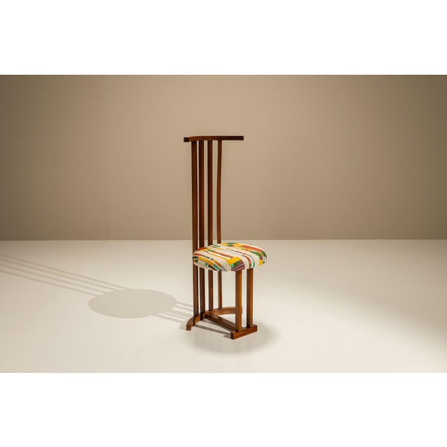 1960s Italian Dining Room Chairs in Walnut attributed to Filippo Monti, 1960s, Set of 8 For Sale - Image 5 of 18