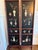 Chinese Lacquered Wood Folding Floor Screen with Gemstone Inlays For Sale - Image 4 of 18