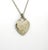 Contemporary Tiffany & Co. 18k White Gold .20ct. Diamond Heart Pendant & Chain Necklace For Sale - Image 3 of 7