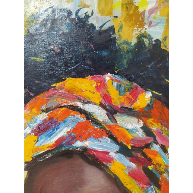 Iryna Kirichenko Woman Impressionism - Original Acryl Painting on Canvas For Sale - Image 6 of 8