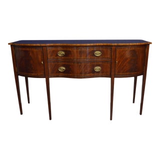 Leighton Hall Hepplewhite Mahogany Sideboard - Showroom Sample For Sale