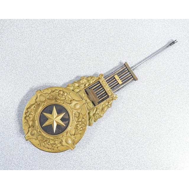 Pendulum Clock with Glass Bell, 19th Century For Sale - Image 17 of 18