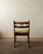 Brown Brutalist Oak Razorback Dining Chairs with Green Velvet, 1970s, Set of 4 For Sale - Image 8 of 18