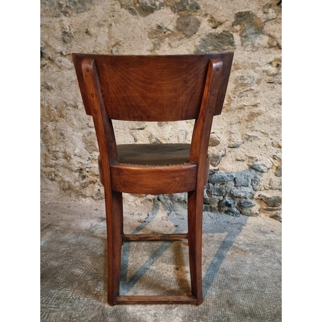 Antique French Beechwood Chair, Early 1900s For Sale - Image 6 of 17