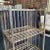 French Industrial Wood Bakers Rack on Casters For Sale - Image 10 of 11
