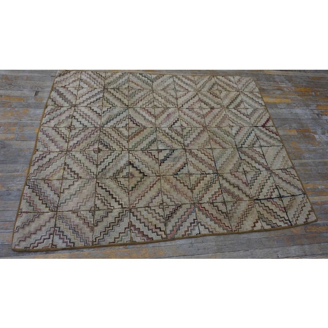 Antique American Hooked Rug For Sale - Image 4 of 10