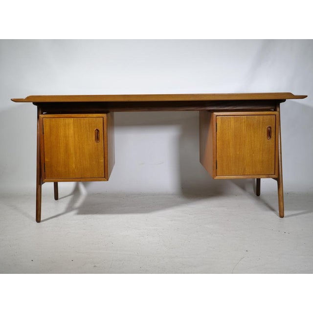 Mid-Century Desk in Teak by Arne Vodder & Anton Borg, 1960 For Sale - Image 11 of 16