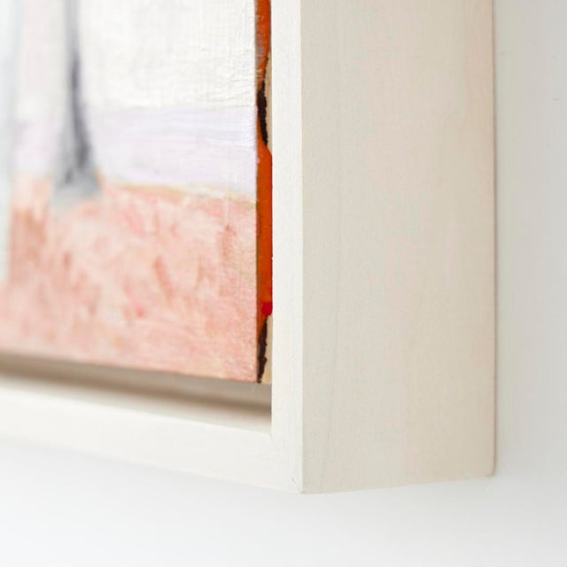 - Oil on board, framed in painted white - Introducing a new series of oil paintings on board by beloved Hudson Valley-...