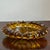 Vintage Mid-Century Modern Amber Sunburst Glass Ashtray For Sale In Baltimore - Image 6 of 6
