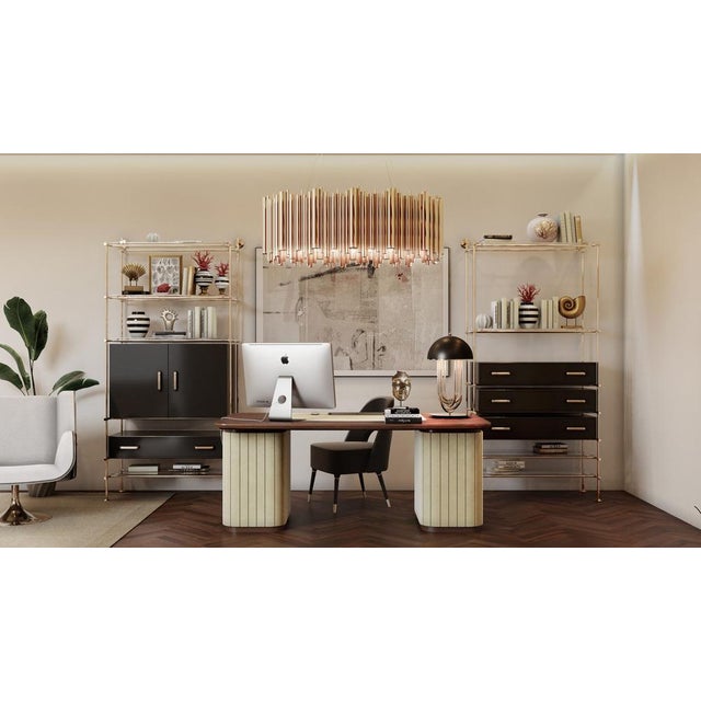 Metal Brubeck Oval Suspension by Delightfull For Sale - Image 7 of 14