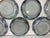 Antique Blue and White Plates - Set of 11 - Scalloped Edge - 8.25" Round - End Edo or Beginning Meiji Period For Sale - Image 16 of 18