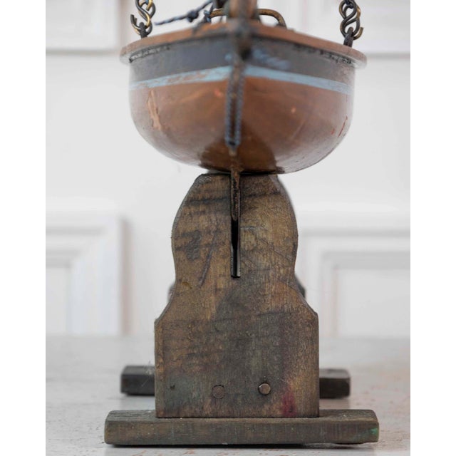 English 20th Century Carved Wood Gaff Cutter Pond Yacht For Sale - Image 11 of 11