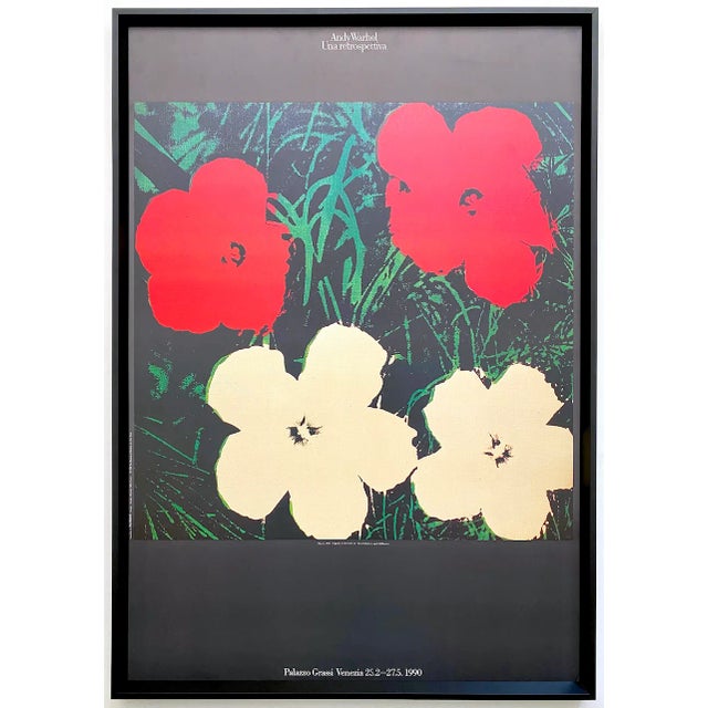 Andy Warhol Vintage 1990 Pop Art Lithograph Print Large