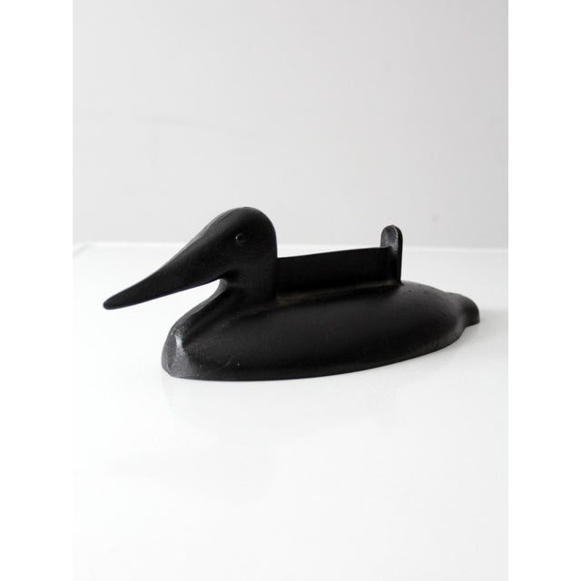 Antique Cast Iron Duck Boot Scraper For Sale - Image 11 of 11