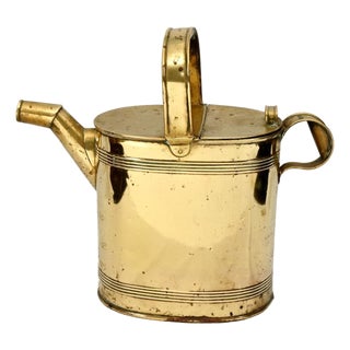 Antique Victorian Brass Watering Can, 1880s For Sale