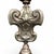 Pair Antique Solid Pewter Baroque Style Candlestick Floor Lamps For Sale - Image 12 of 12
