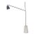 Eq3 Modern Black Floor Lamp With Concrete Base For Sale