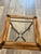1950s Vintage Jacques Adnet for Hermès Style Forged Iron & Wood Equestrian Buckle Side Table For Sale - Image 5 of 6