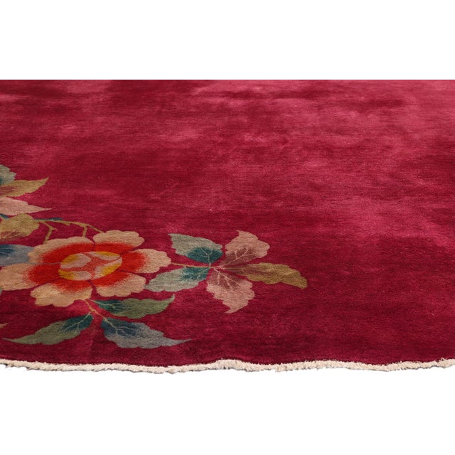 Antique Chinese Art Deco Rug, 08'09 X 11'06 For Sale - Image 4 of 14