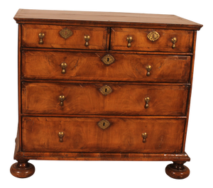 17th Century William and Mary Walnut Chest of Drawers