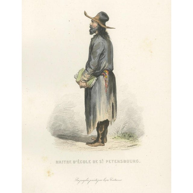 Russian Traditional Costumes and Trades, 1850, Engraving For Sale - Image 10 of 15