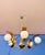 Mid-Century Modern Space Age Chandelier from Stilnovo Milano, 1950 For Sale - Image 3 of 7
