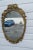 Late 20th Century French Carved Painted Gold Wall Dresser Bathroom Vanity Mirror For Sale - Image 5 of 10