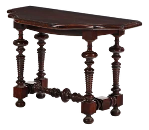 An Italian Walnut Console Table, Late 17th–Early 18th C.