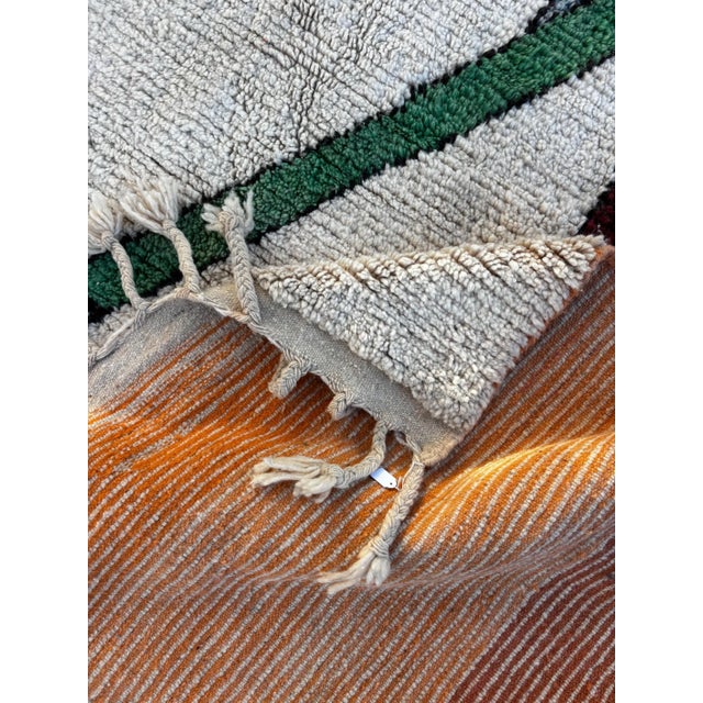 Minimalist Pattern Modern Colorful Rug For Sale - Image 6 of 8