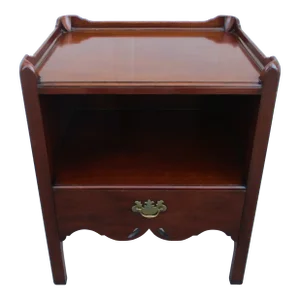 Georgian Mahogany Bedside Table or Nightstand
