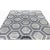 Modern Silk Area Rug featuring a mesmerizing allover geometric design in a lusciously beautiful gray and white color...