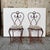 Vintage French Art Nouveau Chairs in Wrought Iron, 1930s, Set of 2 For Sale - Image 4 of 18
