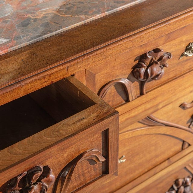 Chest of Drawers with Mirror by Carlo Zen, 1920s For Sale - Image 4 of 7