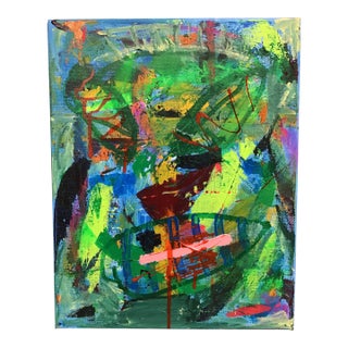 "Fa030225" Acrylic Painting on Stretched Canvas For Sale