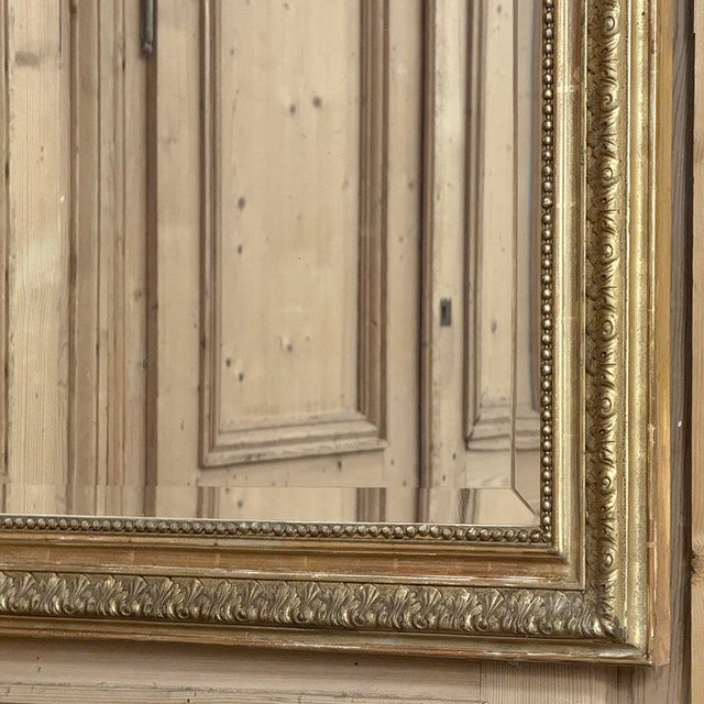 Antique 19th Century French Louis XVI Gilded Mirror For Sale - Image 11 of 18