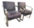 1990s Ralph Lauren Penthouse Modern Chrome and Suede Lounge Chairs For Sale