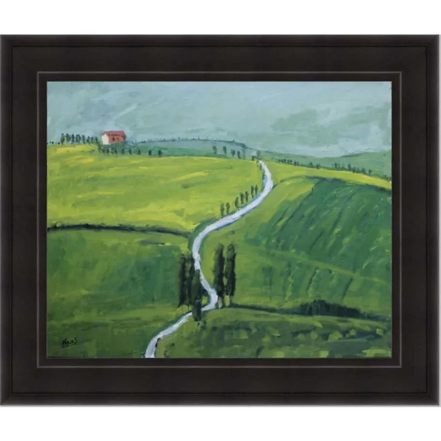 2020s Contemporary Tuscan Landscape (Original Oil Painting) For Sale - Image 5 of 9