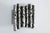 Brutalist front door handle Exceptionally beautiful design Cast aluminum Manufacturer: ALPAN, 1970s Height: 19 cm Width:...