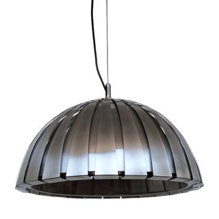 Calotta Pendant Lamp in Stainless Steel by Elio Martinelli for Martinelli Luce, 1970s For Sale