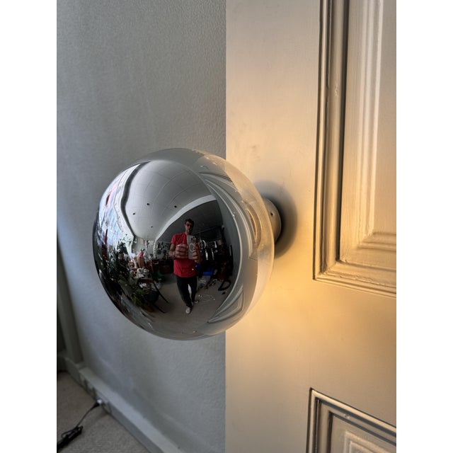 Cromed Glass Sconce by Motoko Ishii for Staff Leucheten, 1960s For Sale - Image 9 of 12