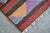1960s Vintage Hand-Knotted Primitive Turkish Rug Runner Ancient Alien Motif - 2′8″ × 10′8″ For Sale - Image 11 of 13