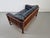 Mid-Century Modern Scandinavian Monte Carlo Sofa in Black Leather and Wood by Ingvar Stockum, 1965 For Sale - Image 12 of 18