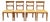 Kindel Furniture Style Regency Carved Walnut Dining Chairs, Set of Four For Sale