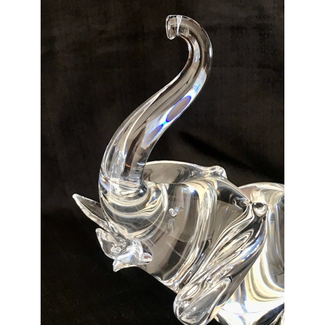 Transparent 1960’s Steuben Crystal Elephant For Sale - Image 8 of 12