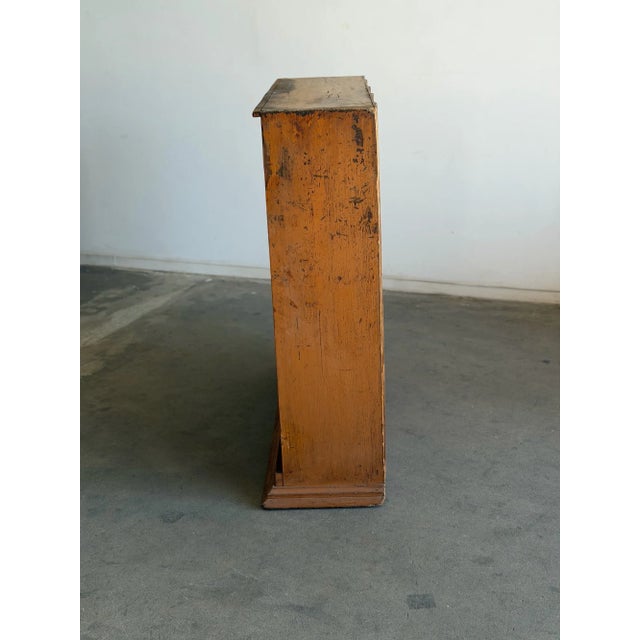 Antique Wooden Honeycomb Bookcase For Sale In Los Angeles - Image 6 of 11