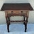 English Antique 1800s English Bobbin Leg Oak Accent/Side Table For Sale - Image 3 of 12