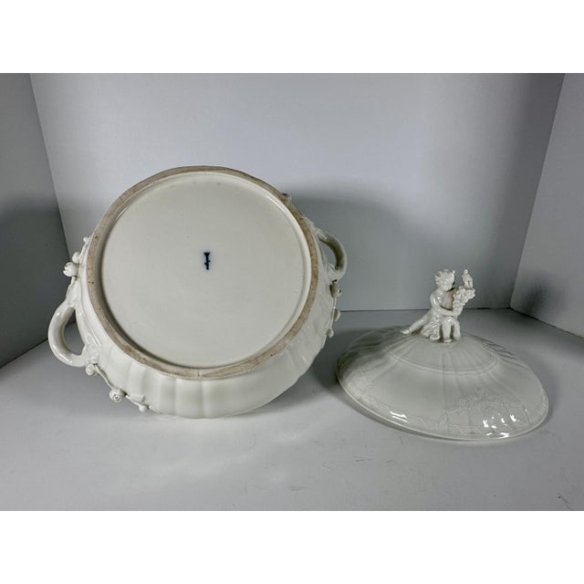 19th Century KPM Blanc de Chine Tureen with Putti Finial For Sale - Image 10 of 10