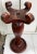 Red Late 18th Century Victorian Aesthetic Movement Red Mahogany Pedestal or Plant Stand For Sale - Image 8 of 9