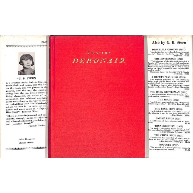 Art Deco "Debonair: The Story of Persophone" 1928 Stern, G.B. For Sale - Image 3 of 5